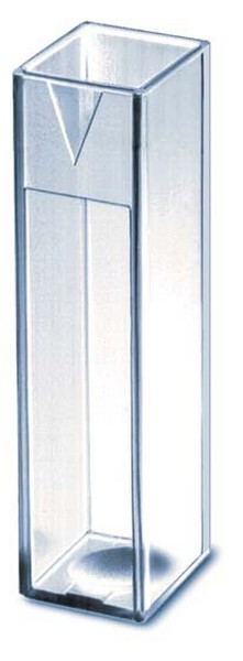 Cuves macro, PS,( volume mini 2.5ml ) (X100)